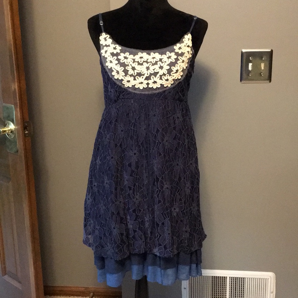 Altar’d State navy lace dress